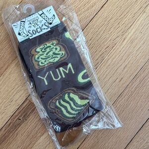 Yum Toast Patterned Socks